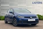 2023 Volkswagen Polo Hatchback 1.0 TSI Life 5dr in Reef Blue at Listers Volkswagen Loughborough