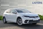 2024 Volkswagen Polo Hatchback 1.0 TSI Style 5dr in Pure white at Listers Volkswagen Stratford-upon-Avon