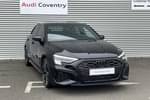 2023 Audi A3 Sportback S3 TFSI Quattro Vorsprung 5dr S Tronic in Mythos black, metallic at Coventry Audi