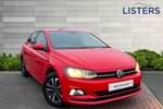 2021 Volkswagen Polo Hatchback Special Editions 1.0 TSI 95 United 5dr in Flash Red at Listers Volkswagen Nuneaton