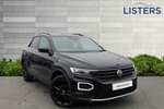 2021 Volkswagen T-Roc Hatchback 1.5 TSI EVO Black Edition 5dr DSG in Deep black at Listers Volkswagen Nuneaton