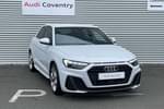 2022 Audi A1 Sportback 25 TFSI S Line 5dr in Glacier White Metallic at Coventry Audi