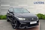 2022 Volkswagen Tiguan Estate 2.0 TSI 4Motion R-Line 5dr DSG in Deep black at Listers Volkswagen Nuneaton