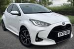 2020 Toyota Yaris Hatchback 1.5 Hybrid Design 5dr CVT in White at Listers Toyota Coventry