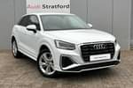 2024 Audi Q2 Estate 30 TFSI S Line 5dr in Glacier White Metallic at Stratford Audi