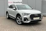 2020 Audi Q3 Sportback 35 TFSI S Line 5dr in Dew Silver Metallic at Stratford Audi