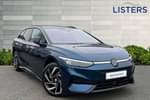 2024 Volkswagen ID.7 Tourer 210kW Match Pro 77kWh 5dr Auto in Aquamarine Blue at Listers Volkswagen Nuneaton