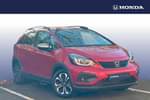 2021 Honda Jazz Hatchback 1.5 i-MMD Hybrid Crosstar EX 5dr eCVT in Premium Crystal Red at Listers Honda Northampton