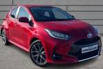 2023 Toyota Yaris Hatchback 1.5 Hybrid Excel 5dr CVT in Red at Listers Toyota Bristol (South)