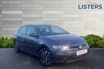 2024 Volkswagen Polo Hatchback 1.0 TSI Life 5dr in Smokey Grey at Listers Volkswagen Nuneaton