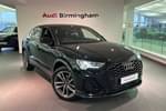 2021 Audi Q3 Sportback 35 TFSI Black Edition 5dr S Tronic in Mythos Black Metallic at Birmingham Audi