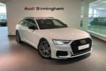 2021 Audi A6 Diesel Avant 40 TDI Quattro Black Edition 5dr S Tronic in Glacier White Metallic at Birmingham Audi