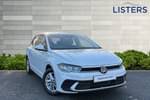 2021 Volkswagen Polo Hatchback 1.0 TSI Life 5dr in Pure white at Listers Volkswagen Evesham