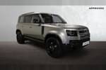 2024 Defender Estate 2.0 P300e X-Dynamic HSE 110 5dr Auto in Silicon Silver at Listers Land Rover Hereford