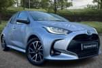 2022 Toyota Yaris Hatchback 1.5 Hybrid Design 5dr CVT in Silver at Listers Toyota Grantham