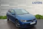 2024 Volkswagen Polo Hatchback 1.0 TSI 110 R-Line 5dr DSG in Reef blue at Listers Volkswagen Coventry