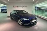 2024 Audi A4 Saloon 35 TFSI Sport 4dr S Tronic (17" Alloy) in Navarra Blue Metallic at Birmingham Audi