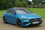 2024 Mercedes-Benz CLA Coupe 180 AMG Line Premium Plus 4dr Tip Auto in hyper blue at Mercedes-Benz of Boston