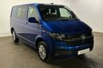 2024 Volkswagen Transporter T30 SWB Diesel 2.0 TDI 150 Highline Kombi Van in Ravenna Blue Metallic at Listers Volkswagen Van Centre Worcestershire