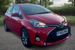 2015 Toyota Yaris Hatchback 1.0 VVT-i Icon 5dr in Red at Listers Toyota Coventry