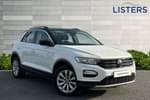 2020 Volkswagen T-Roc Hatchback 1.5 TSI EVO SE 5dr DSG in Pure White at Listers Volkswagen Worcester