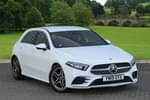 2019 Mercedes-Benz A Class Hatchback A200 AMG Line Premium 5dr Auto in Polar White at Mercedes-Benz of Boston