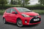 2017 Toyota Yaris Hatchback 1.33 VVT-i Icon 5dr CVT in Red at Listers Toyota Stratford-upon-Avon