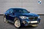 2021 BMW X4 Diesel Estate xDrive20d MHT M Sport X 5dr Step Auto in Phytonic Blue at Listers Boston (BMW)