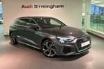 2023 Audi A3 Sportback 35 TFSI S Line 5dr S Tronic in Daytona Grey Pearl Effect at Birmingham Audi