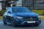 2021 Mercedes-Benz A Class Hatchback Special Editions A200 AMG Line Executive Edition 5dr Auto in denim blue metallic at Mercedes-Benz of Lincoln