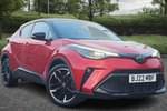 2022 Toyota C-HR Hatchback 2.0 Hybrid GR Sport 5dr CVT in Red at Listers Toyota Nuneaton