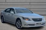 2010 Lexus LS Saloon 600h L 5.0 4dr CVT Auto (Rear Relaxation Pack) in White at Lexus Bristol