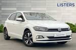 2021 Volkswagen Polo Hatchback 1.0 TSI 95 Match 5dr in Pure White at Listers Volkswagen Loughborough