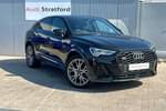 2020 Audi Q3 Diesel Sportback 40 TDI 200 Quattro Vorsprung 5dr S Tronic in Myth Black Metallic at Stratford Audi