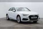 2022 Audi A4 Saloon 35 TFSI Technik 4dr S Tronic in Glacier White Metallic at Worcester Audi