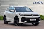 2024 Volkswagen Tiguan Estate 1.5 eTSI 150 R-Line 5dr DSG in Pure White at Listers Volkswagen Loughborough