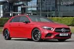 2019 Mercedes-Benz A Class AMG Hatchback A35 4Matic Premium Plus 5dr Auto in Jupiter Red at Mercedes-Benz of Lincoln