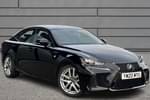 2020 Lexus IS Saloon 300h F-Sport 4dr CVT Auto (Navigation) in Velvet Black at Lexus Bristol