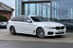 2020 BMW 5 Series Diesel Touring 520d MHT M Sport 5dr Auto in Alpine White at Listers King's Lynn (BMW)