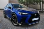 2022 Lexus NX Estate 450h+ 2.5 F-Sport 5dr E-CVT (Premium Plus/Sunroof) in Blue at Lexus Cheltenham