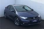 2014 Honda Civic Hatchback 1.8 i-VTEC SR 5dr Auto in Metallic - Twilight blue at Listers Honda Solihull