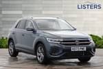 2024 Volkswagen T-Roc Hatchback 1.5 TSI R-Line 5dr DSG in Petrol Blue at Listers Volkswagen Stratford-upon-Avon