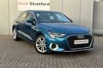 2020 Audi A3 Sportback 35 TFSI Sport 5dr S Tronic in Atoll Blue Metallic at Stratford Audi