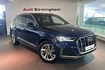 2021 Audi Q7 Diesel Estate 50 TDI Quattro S Line 5dr Tiptronic in Navarra Blue Metallic at Birmingham Audi