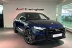 2021 Audi Q8 Diesel Estate 50 TDI Quattro Black Edition 5dr Tiptronic in Navarra Blue Metallic at Birmingham Audi