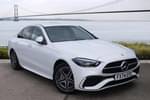 2024 Mercedes-Benz C Class Saloon C300e AMG Line Premium 4dr 9G-Tronic in MANUFAKTUR paint MANUFAKTUR opalite white bright at Mercedes-Benz of Hull