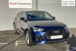 2021 Audi Q3 Diesel Sportback 35 TDI Black Edition 5dr S Tronic in Navarra Blue Metallic at Coventry Audi