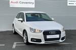 2017 Audi A1 Hatchback 1.0 TFSI Sport 3dr in Shell White at Coventry Audi