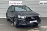 2021 Audi Q7 Diesel Estate 50 TDI Quattro Black Edition 5dr Tiptronic in Deep Black at Coventry Audi