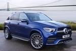 2021 Mercedes-Benz GLE Diesel Estate 300d 4Matic AMG Line Prem 5dr 9G-Tronic (7 St) in brilliant blue metallic at Mercedes-Benz of Hull